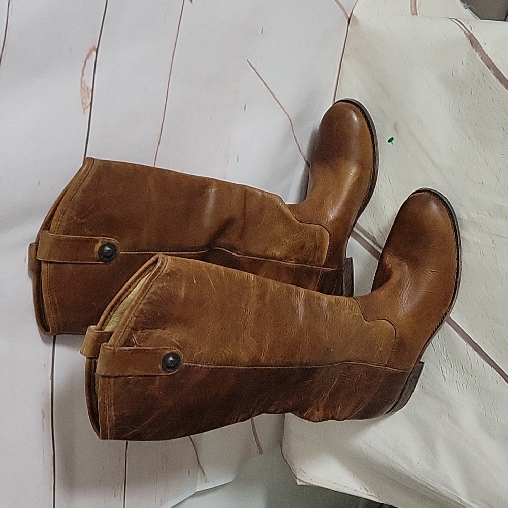 Frye Leather Tall Knee High Riding Boots Size 8